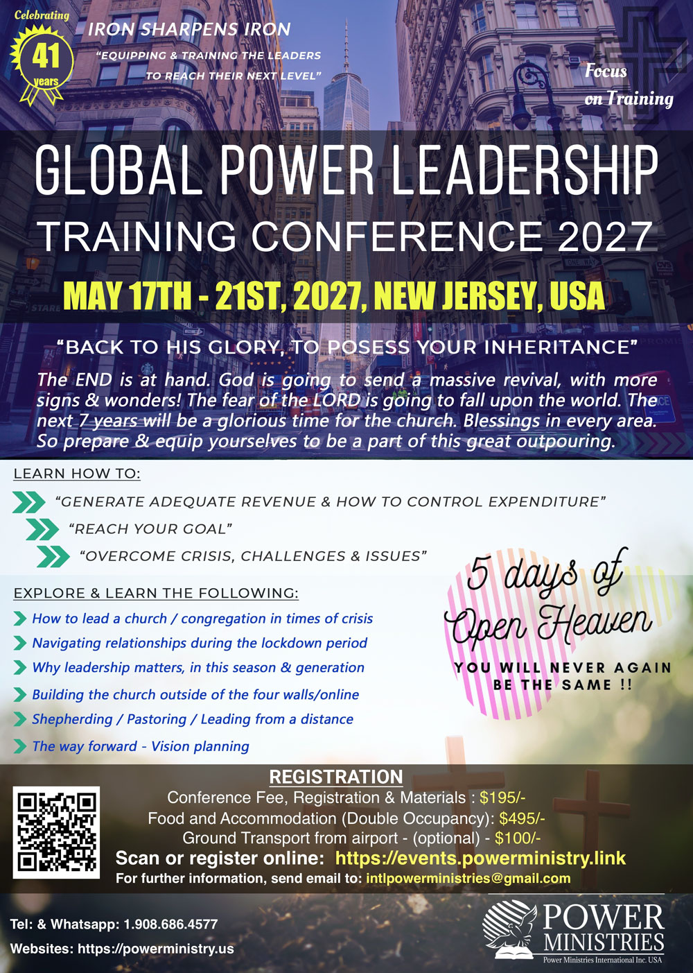 May 2027 Flyer